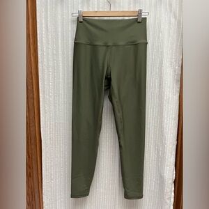 Savvi Leggings Olive Green High Waisted Stretch Yoga Tight Athletic size M